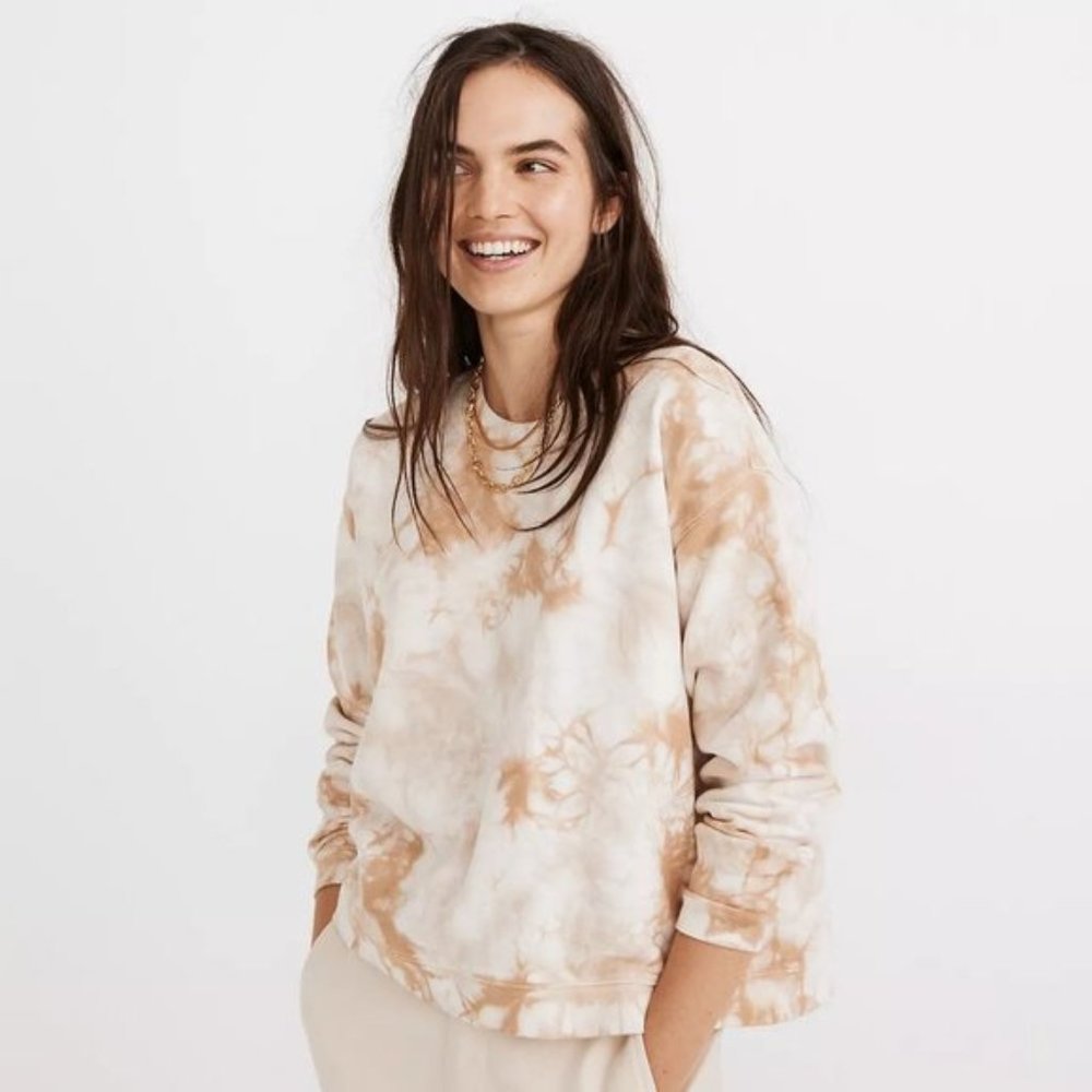 Madewell Tie-Dye (Re)sourced Cotton Swing Sweatshirt
